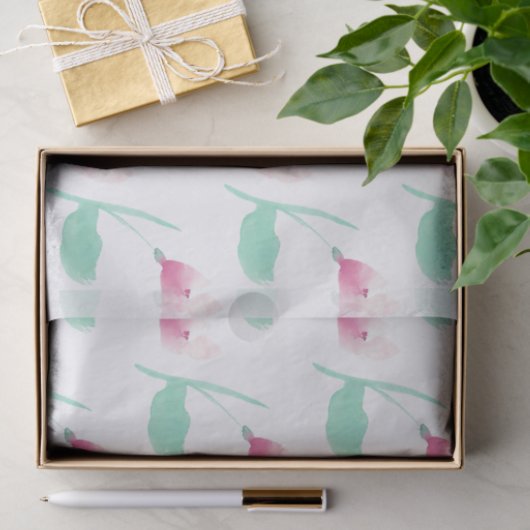 Roze ventilator tissuepapier (Geschenk)