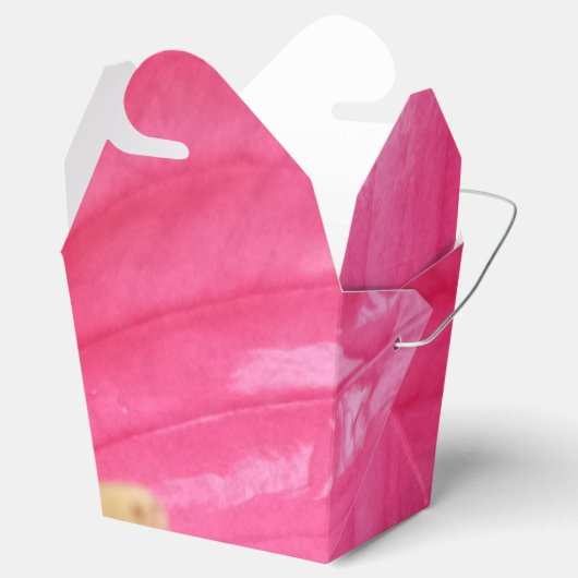 Roze ventilator uit voorverpakking bedankdoosjes (Geopend)