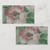 roze ventilator visitekaartje (Voorkant / Achterkant)