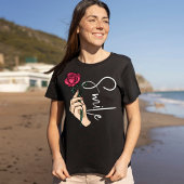 Roze ventilator voor een grappige motivatie prijso t-shirt