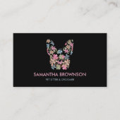 Roze ventilator zwart BullDog Visitekaartje (Voorkant)