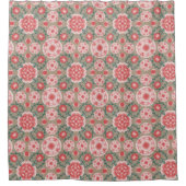 roze ventilatorbak Plant dikke doekset Douchegordijn (Voorkant)