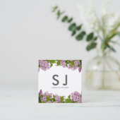 roze ventilatorbotechnisch landschapsontwerper vierkante visitekaartje (Staand voorkant)