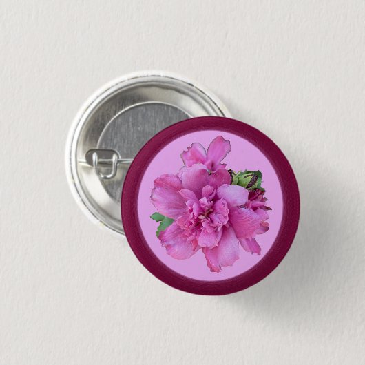 Roze ventilatorButton Ronde Button 3,2 Cm (Voorkant /achterkant)