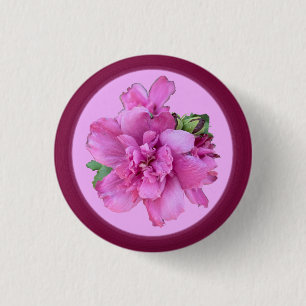 Roze ventilatorButton Ronde Button 3,2 Cm