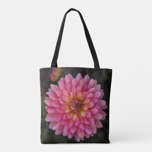 Roze ventilatorCanvas tas (Achterkant)