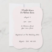 Roze ventilatordouche-uitnodiging kaart (Voorkant)