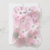 Roze ventilatordouche-uitnodiging kaart (Achterkant)