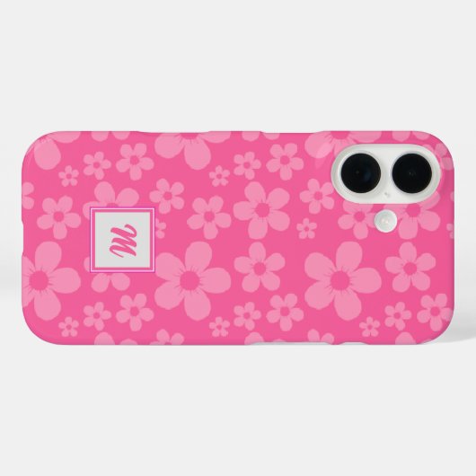 Roze ventilatorkracht Case-Mate iPhone case (Achterkant (horizontaal))