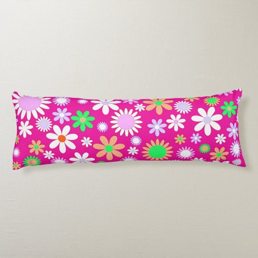 Roze ventilatorkracht lichaamskussen (Achterkant)