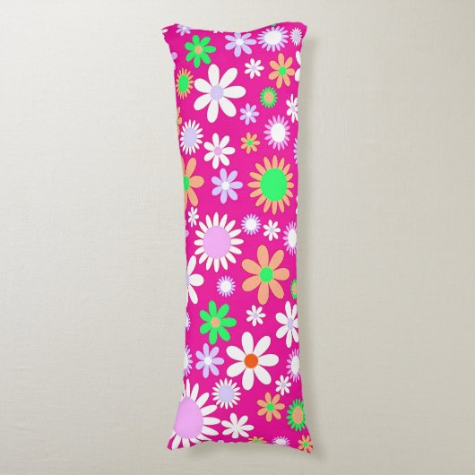 Roze ventilatorkracht lichaamskussen (Voorkant Verticaal)