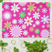 Roze ventilatorkracht theedoek (Gevouwen)