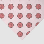 Roze ventilatorlint tissuepapier (Detail)