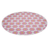 Roze ventilatorontwerp snijplank (Hoek)