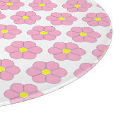 Roze ventilatorontwerp snijplank (Hoek)