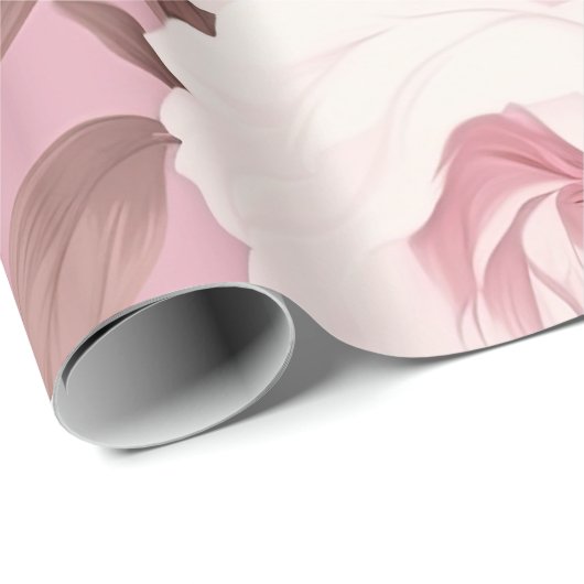  roze ventilatorpatroon cadeaupapier (Rol Hoek)