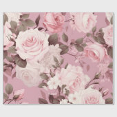 roze ventilatorpatroon cadeaupapier (Vlak)