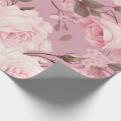 roze ventilatorpatroon cadeaupapier (Hoek)