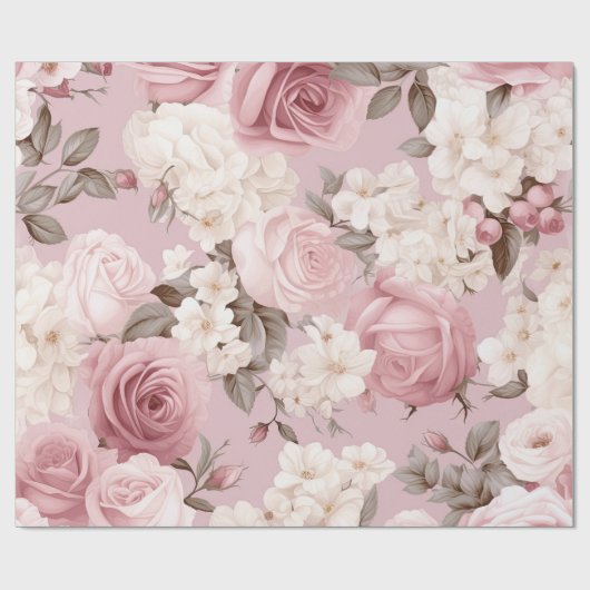 roze ventilatorpatroon cadeaupapier (Vlak)