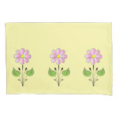  roze ventilatorpatroon Geel blauw Kussensloop (Voorkant)