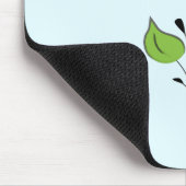 Roze ventilatorpatroon kleurig uniek muismat (Hoek)