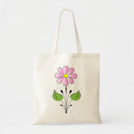 Roze ventilatorpatroon kleurig uniek tote bag