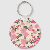 Roze ventilatorpatroon sleutelhanger (Voorkant)