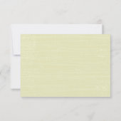 Roze ventilatorreactiekaart RSVP kaartje (Achterkant)