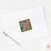 Roze ventilatorstickers vierkante sticker (Envelop)