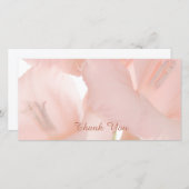 Roze ventilatorsympathie / Memorial Bedankt (Voorkant / Achterkant)