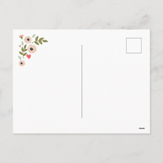 Roze ventilatorValentijn Feestdagenkaart (Achterkant)