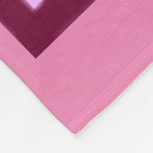 Roze ventilatorventilatorbank fleece deken (Hoek)