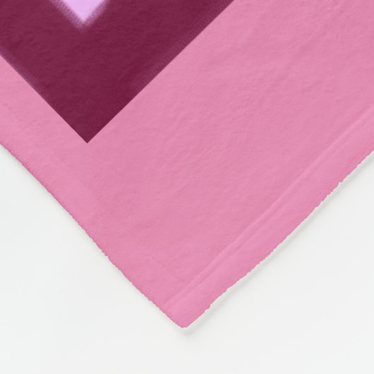 Roze ventilatorventilatorbank fleece deken (Hoek)