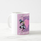  roze ventilatorvetzuren - voeg naam toe koffiemok (Voorkant links)