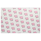 Roze verbinding van mini-varkens stof (Fat Quarter)