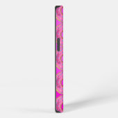 Roze, verbluffende roze donuts iPhone hoesje (Rechterkant)