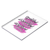 Roze Veren Dankbaar Gelukkig Gezegend notitieboek (Linkerzijde)