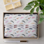 Roze veren (Design 66 Roze Serie) Tissuepapier (Geschenk)