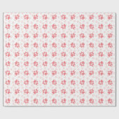 Roze verf drukt alle keren cadeaupapier (Vlak)