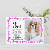 Roze verf print Aangepast plaatje Foto's verouderd Kaart (Staand voorkant)