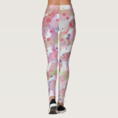 Roze verf splash leggings (Achterkant)
