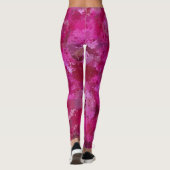 Roze verfbalken leggings (Achterkant)