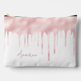 Roze verfdruppels op maat etui