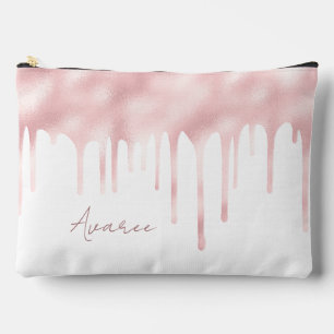 Roze verfdruppels op maat etui