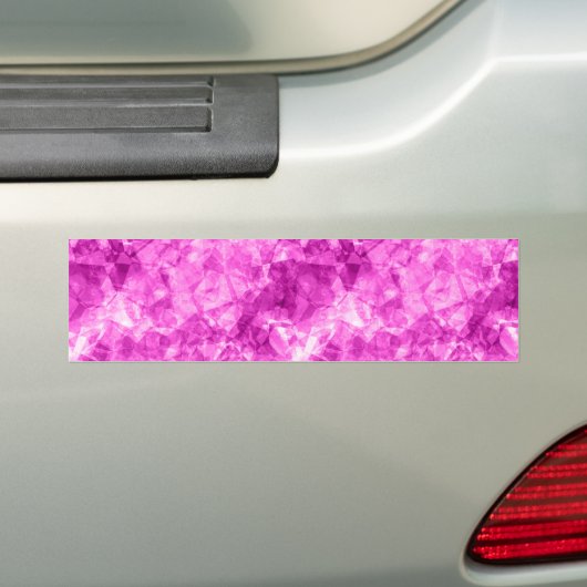 Roze verfijnde textuur bumpersticker (Op auto)