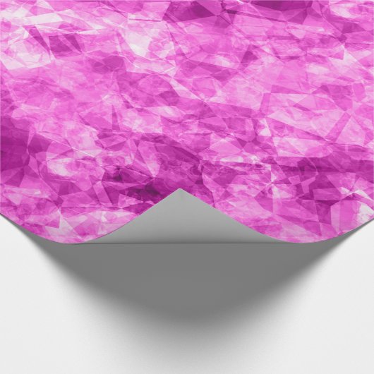 Roze verfijnde textuur cadeaupapier (Hoek)