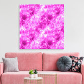 Roze verfijnde textuur canvas afdruk (Insitu (Woonkamer))