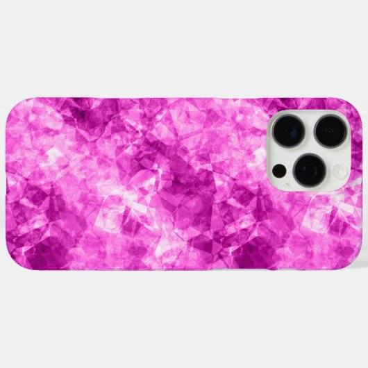 Roze verfijnde textuur Case-Mate iPhone case (Achterkant (horizontaal))