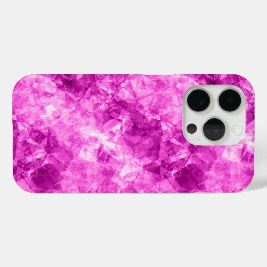 Roze verfijnde textuur Case-Mate iPhone case (Achterkant (horizontaal))