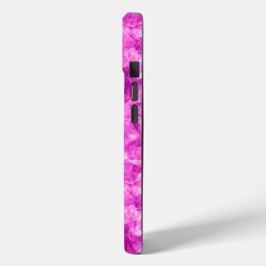 Roze verfijnde textuur Case-Mate iPhone case (Achterkant / Links)